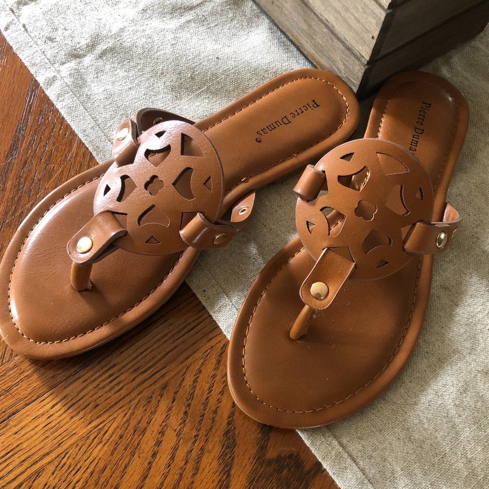 Women's Size 6 Tan Pierre Dumas Sandals